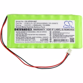 Visonic Amber 9,6V batteri 2000mAh